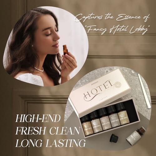 ARVIDSSON Hotel Diffuser Oil Gift Set, Hotel Essential Oils for Diffuser