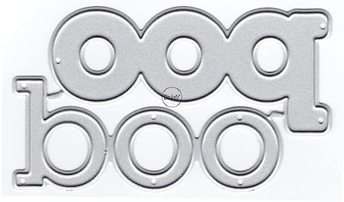 Halloween Boo Metal Cutting Dies for Card Making