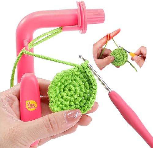 Crochetobe Crochet Tension Tool for Beginners, 3 in 1 Crochet Tension Ring