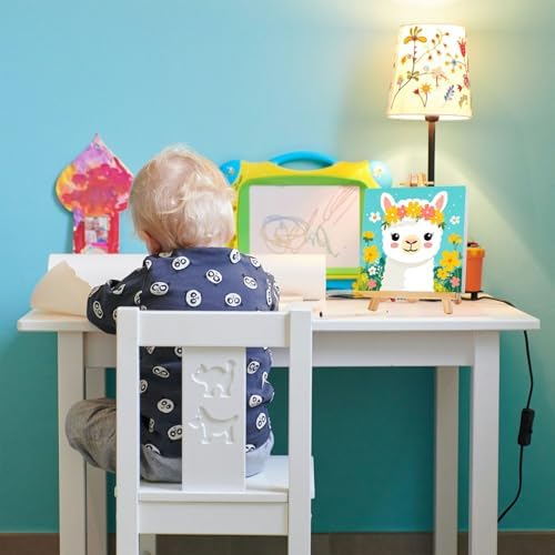 Gemozaic 4 Pack Paint by Numbers Kit for Kids Age 4-12 with Frame and Easel