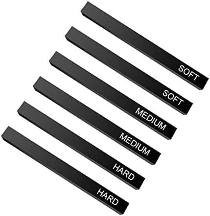 Artists Compressed Charcoal Sticks Square Black Coal Sticks Sketch Art Supplies for Drawing Sketching Shading Tool 6 PCS Artist Charcoal Sticks Black for Drawing Sketching Fine Art Soft