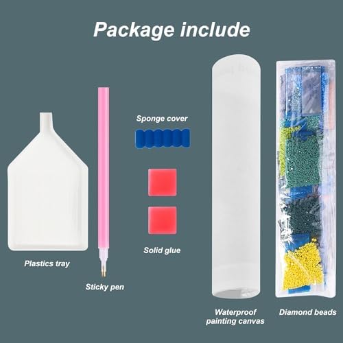 Lophomie Diamond Art Kits for Adults, 5D Starry Night Diamond Painting Kits