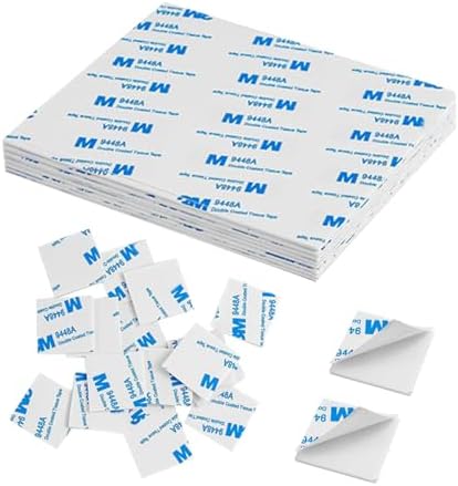 100PCS Double Sided Foam Tape, Super-Sticky Double Sided Adhesive Pads