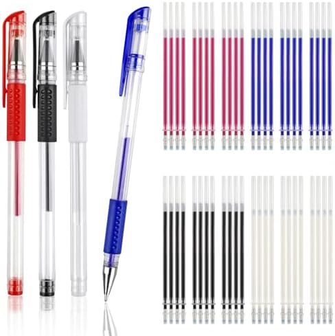 8 Pcs Heat Erasable Pens for Fabric with 64 Refills for Sewing, Embroidery