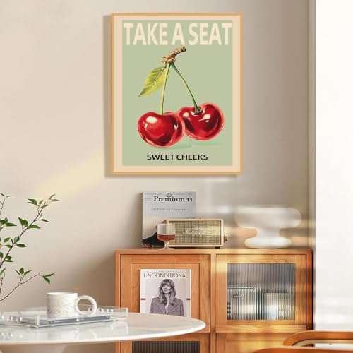 Pink Fruit Diamond Art Kits for Adults Cherry Diamond Painting Kit Beginner