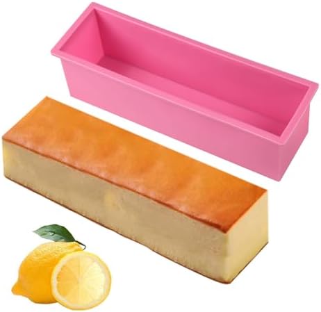 Silicone Soap Mold Loaf with Wooden Box for Soap Making