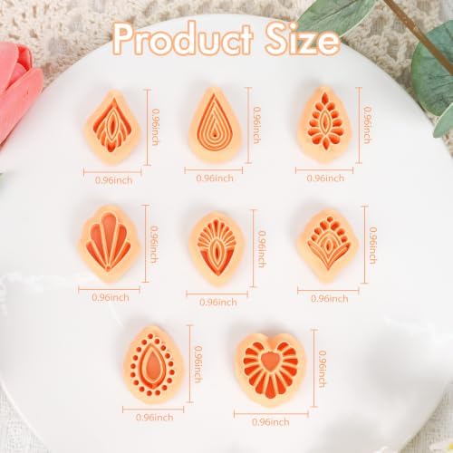 Puocaon Boho Basic Polymer Clay Cutters for Jewelry Earrings Making