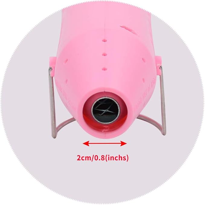 mofa Resin Heat gun,6.6ft Cable 300W Hot Air Gun for Crafting,Acrylic Paint Dryer Multi-Purpose Electric Heating Nozzle (Pink)