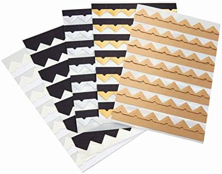 Semikolon - Self-Adhesive Photo Corners for Albums, 252 Pieces, Black