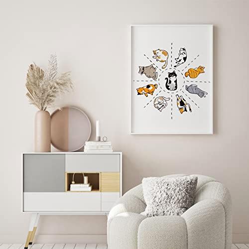 Louise Maelys Cat Embroidery Kit for Beginners Animal Pattern DIY Craft
