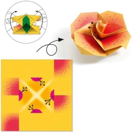 DJECO Origami Paper Craft Kit - Tropics (Level 3)