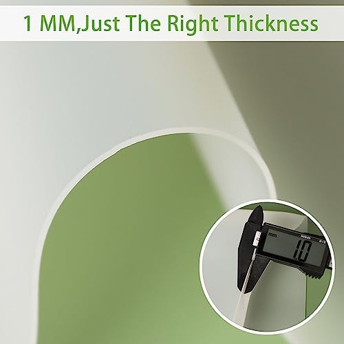 Clear Silicone Mat: 2-Pcs Heat Resistant Large Silicone Counter Mat