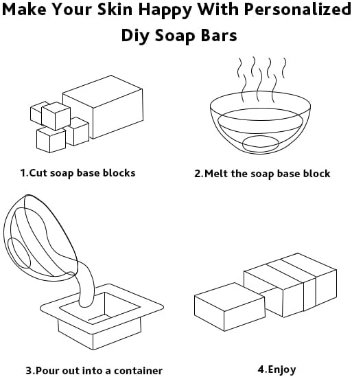 Clear Glycerin Soap Base, Melt and Pour Soap Base, SLS Free Easy to Cut 2 LB
