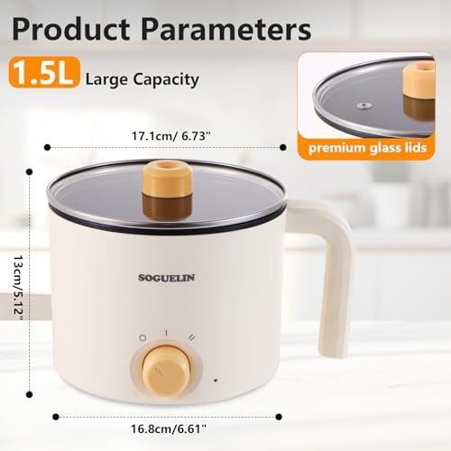 SOGUELIN Wax Melting Pot with Thermometer