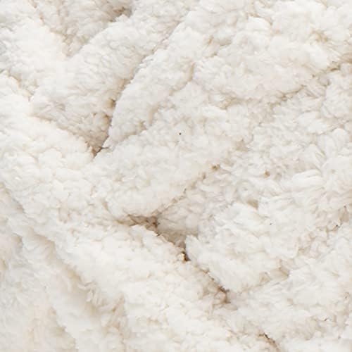 Bernat Blanket Extra Thick Chunky Yarn for Crocheting, Vintage White