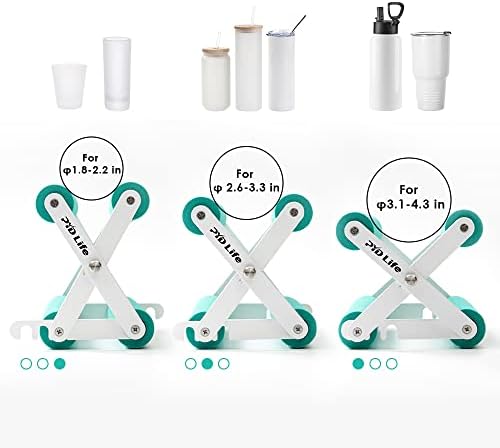 PYD Life Cup Tumbler Cradle Holder for Sublimation Craft Mint Green