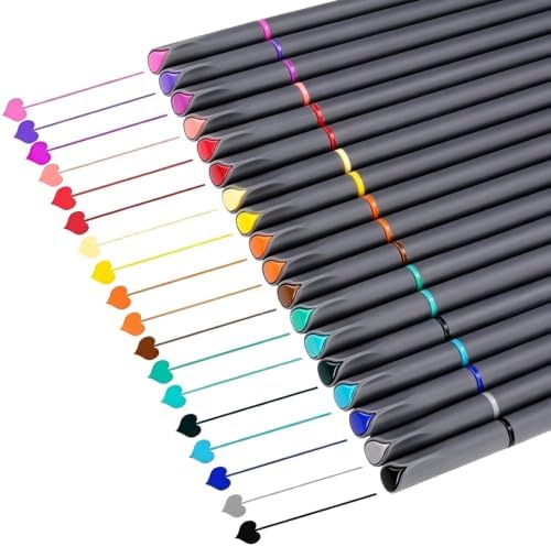 iBayam Journal Planner Fineliner Pens Fine Point 0.38mm, Cute School Office