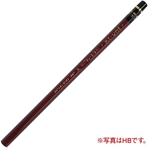 Uni Hi-Uni Wooden Pencil - 10B - Box of 12 (HU10B)