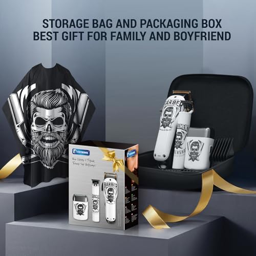 BESTBOMG® Hair Clippers for Men, Clipper, Trimmer & Shaver Set, BS-Y4T9