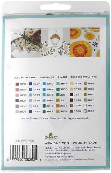 DMC Embroidery Floss Anniversary Collection Pack - 8.7 Yards - 36 Skein
