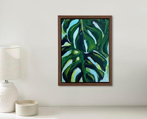 Kate and Laurel Sylvie Blank Framed Canvas Wall Art; 10x13 Brown; Modern Empty Canvas for Paint-Your-Own Art; Ready to Paint Premium Canvas Already Framed