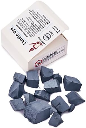Gray Candle Wax Dye 2 oz - Candle Color Dye Blocks