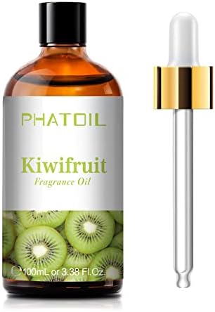 PHATOIL Kiwifruit Fragrance Oil for Diffuser Aromatherapy 3.38FL.OZ | Long Lasting Scented Oils For Humidifier, Air Freshener, DIY Soap Candle, Scent Project Making, Aroma Oil for Home Freshening