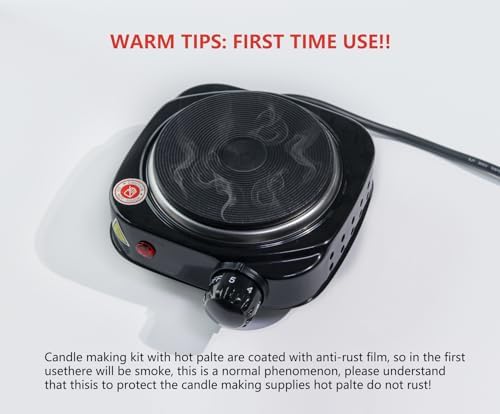 Aroparc Wax Melting Pot with Hot Plate, 40oz/1200ml Pouring Pot