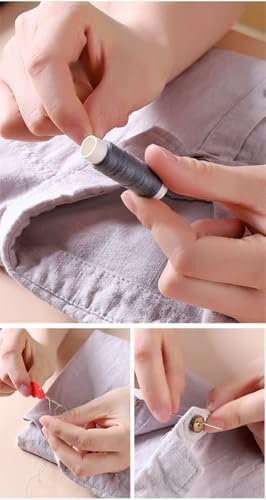 Sewing Kit for Adults,Needle and Thread Kit for Sewing,Professional Sewing Supplies Accessories with Tailor Snips and More for Basic Home Hand Sewing Repair Kits (243, Black B)
