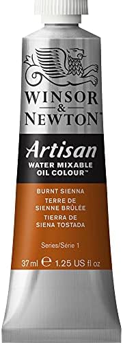 Winsor & Newton Artisan Water Mixable Oil Paint, 37ml, Burnt Sienna