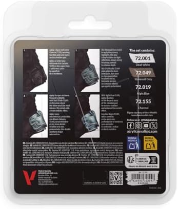 Vallejo - Silver NMM Color Set, Game Color, 4 Bottles x 0.6 fl.oz.