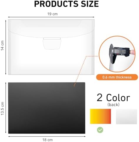 KKJCXY 160pcs Die Cut Storage, Magnetic Sheets for Dies, 80 Sheets +80 Bags