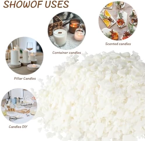 Pure Soy Wax for Making Candle - Pure Nature DIY Soy Wax Flakes -20 Pound Bag…