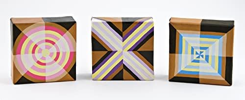 Creative Mark The Edge Deluxe Cotton 1-1/2" Deep Stretched Canvas for Painting, 5x5 Pack of 45, 14oz. Primed Weight, Universal Archival Priming, Medium Tooth, Frameless Artwork Canvas for Painters