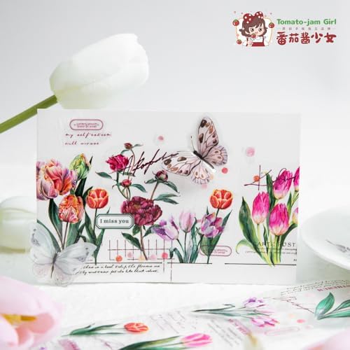 Alideco 6 pcs Decorative Adhesive Tapes Cartoon PET Tape Great for Bullet Journal Supplies, Arts, Scrapbook, DIY Crafts, Planners(huahuibiankuang) (yuhouhuacong)