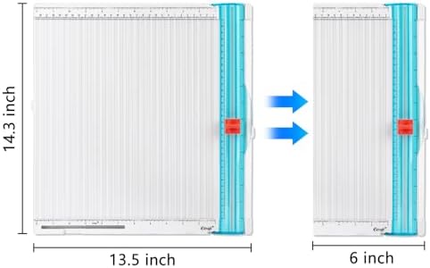 Ecraft 12 x 12inch Paper Trimmer Cutter Score Board, Scoring Tool with Paper Folding, for Making Scrapbooking, Cards, Envelope, Coupons and Photo