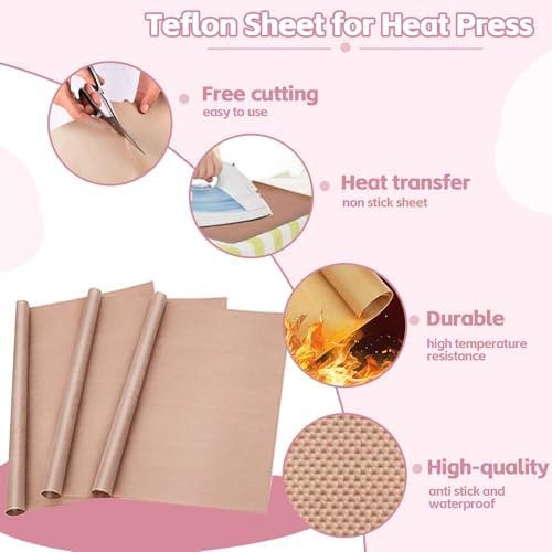 67 Pcs Sublimation Shirts Tool Kits for Vinyl Alignment,Heat Press Mat Pad Silicone,T-Shirt Rulers Guide and Teflon Sheet for Cricut Heat Press HTV Vinyl Center Designs,Craft Sewing Accessories