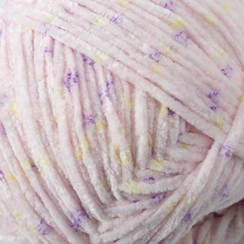 Loops & Threads Skinny Chenille Multi Yarn - Yarn for Knitting, Crochet, Weaving, and Arts & Crafts - Jellyfish Multi, Polyester, 7.7 oz