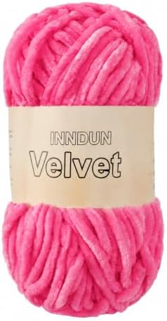 Soft Velvet Chenille Yarn for Crocheting, Super Bulky Yarn for Blankets