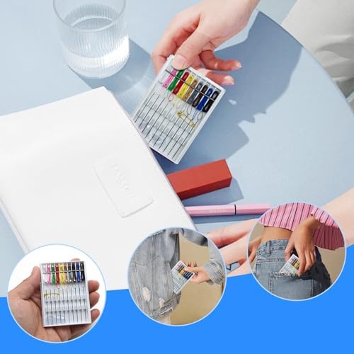 Yasdyri 10 Boxes Quick Fix Sewing Kit with Needles and Thread Box