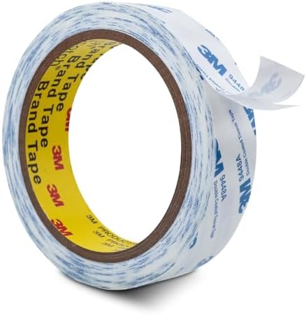 3M Double Sided Tape 1"×32.8Ft 1 Pack 9448A Double Coated Tissue Tape
