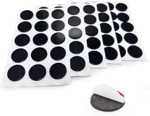 Self-Adhesive Magnetic Dots 0.8"x0.08" – 75 Round Magnets for Crafts, Class