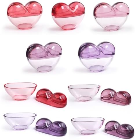 Wehous 3D Heart Shape Box Resin Mold, Valentine's Day Container Storage Silicone Molds for Epoxy Resin, Unique Love Candle Holder Jewelry Trinket Box Jar Molds for DIY Art Craft Valentine Home Decor