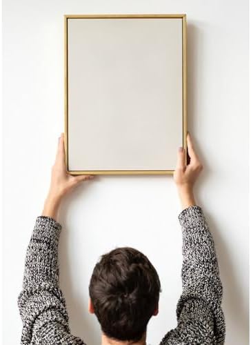 HANSILK 1pk Framed Canvas Wall Art - Mother's Day Gifts, 16x20 Inch Blank Canvas with Wood Frame | DIY Custom Painting Kit for Couples, Home Décor & Romantic Handmade Crafts