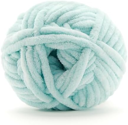 Loops & Threads Sweet Snuggles Yarn - Yarn for Knitting, Crochet, Weaving, and Arts & Crafts - Blue, Polyester, 8.8 oz