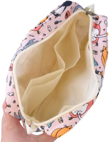 Multiple Pockets Portfolio Organizer with Zippered,Storage Pencil Pouch Bag