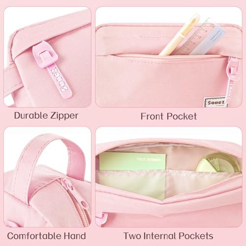 Sooez Original High Capacity Pencil Case, Big Pencil Bag Pouch Organizer