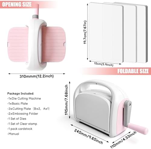 6" Openning Paper Die Cut Machine for Greeting Cards