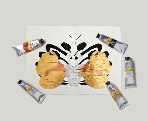 Winsor & Newton Galeria Acrylic Paint Set, 5 x 60ml (2-oz) Tubes, Metallic