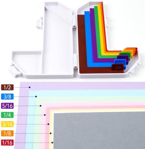 CYFUN DESIGN 9 Pcs Alignment Guide with Positioning Tool for Card Making